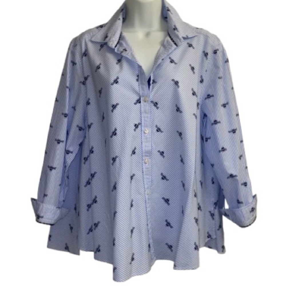 Marina Rinaldi Sport Women’s Blouse Sz 8